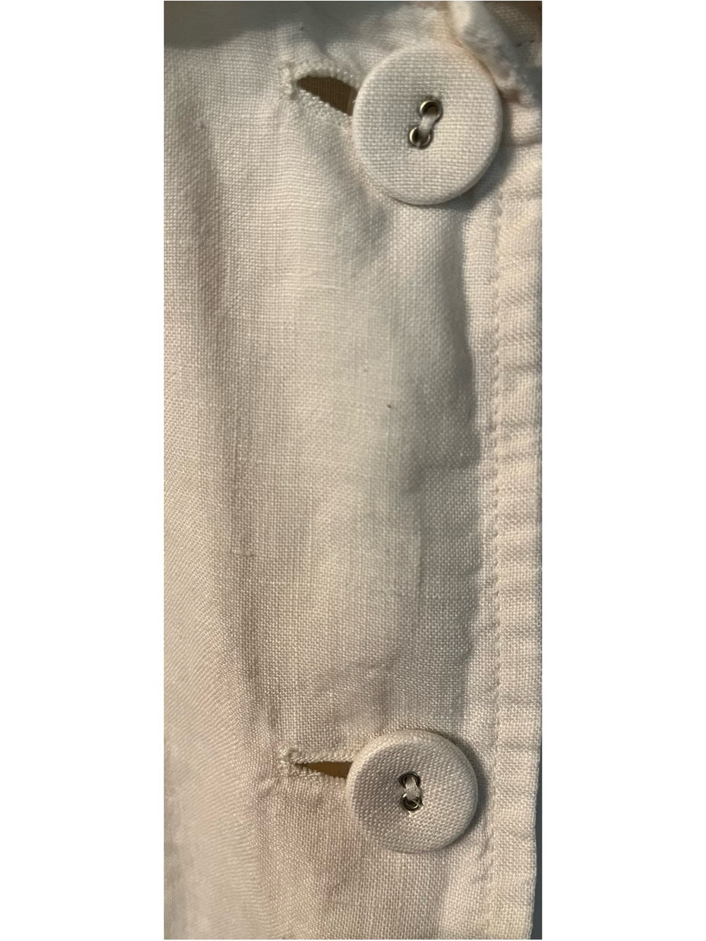 Linen J Jill Jacket Cute Button-Front - Picture 7 of 8